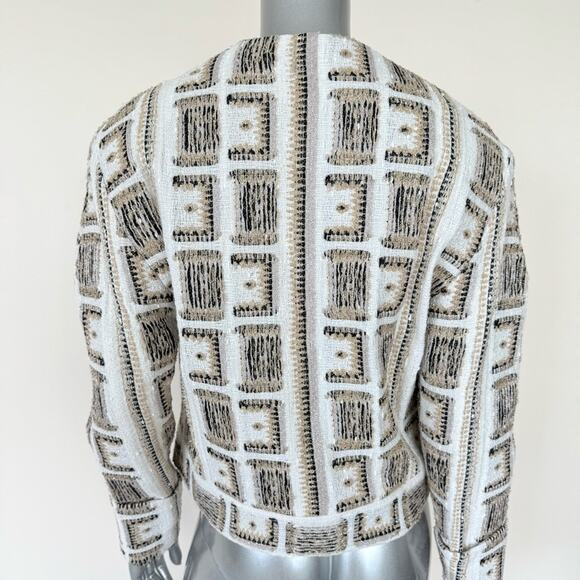 NWT!!! IRO Paris Lullia Embroide jacket size 34 FR or 4 US Retail 1395$ - Picture 6 of 11